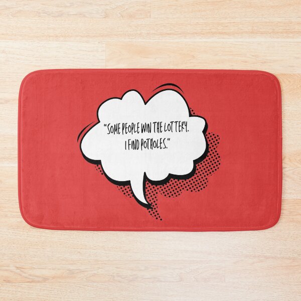 Item preview, Thought bubble: Some people win the lottery. I find potholes. designed and sold by infinitearte.