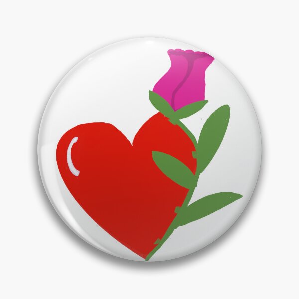 Item preview, Heart and rose designed and sold by robertart77.