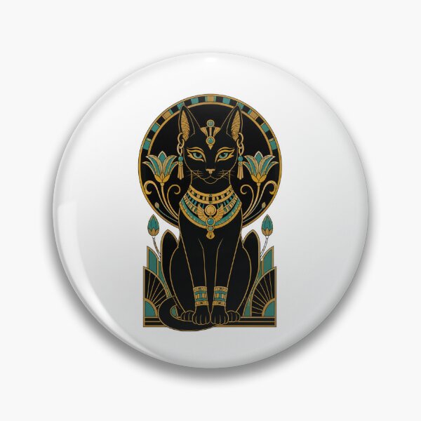 Item preview, Bastet Egyptian Cat Goddess Portrait designed and sold by Inkworksbyshery.