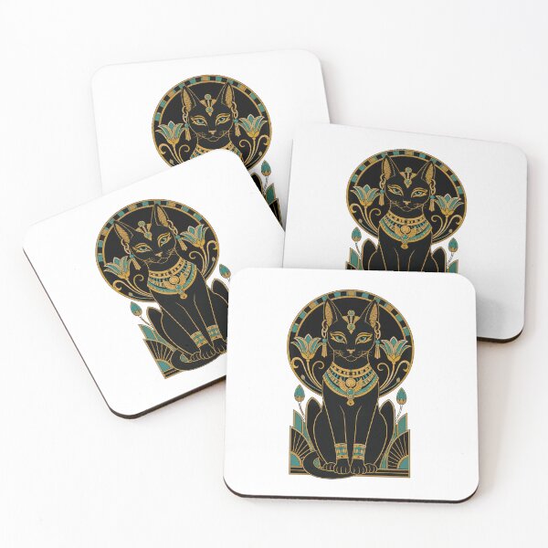Item preview, Bastet Egyptian Cat Goddess Portrait designed and sold by Inkworksbyshery.