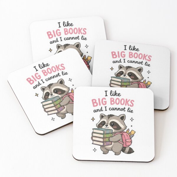 Item preview, I like big books and I cannot lie raccoon designed and sold by Kingky14.