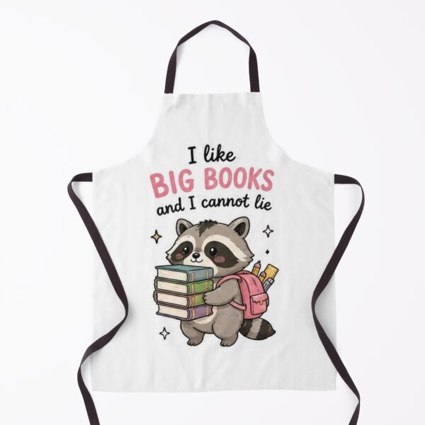 Item preview, I like big books and I cannot lie raccoon designed and sold by Kingky14.