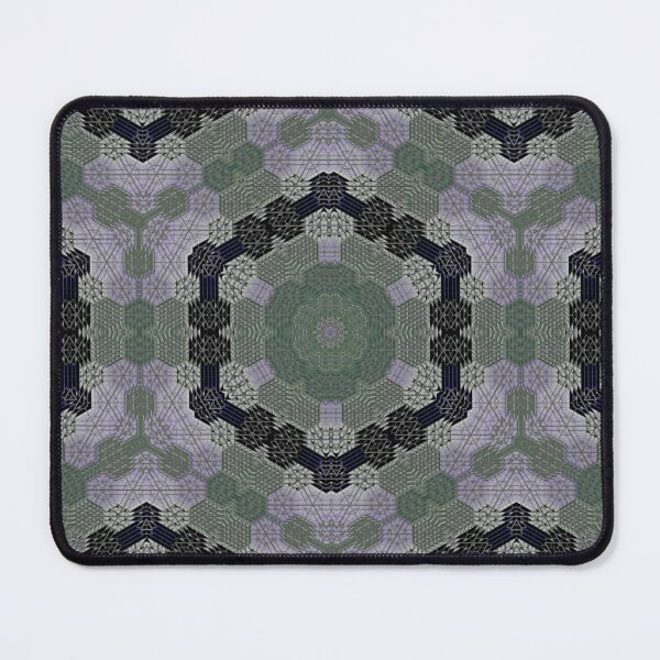 Item preview, Geometric Kaleidoscope Pattern | Modern Abstract Mosaic in Sage Green & Lavender designed and sold by StudiobyTara.