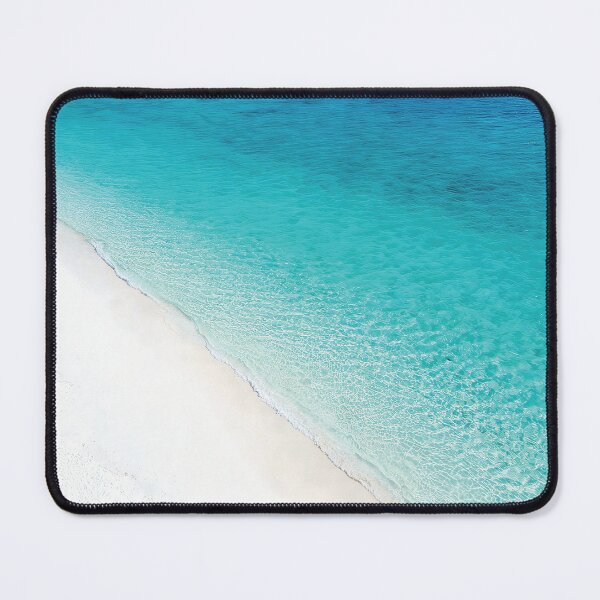 Item preview, Aerial View Turquoise Ocean Waves | Minimalist Beach Drone Photography | Turquoise Beach Aesthetic  designed and sold by Dezinix.