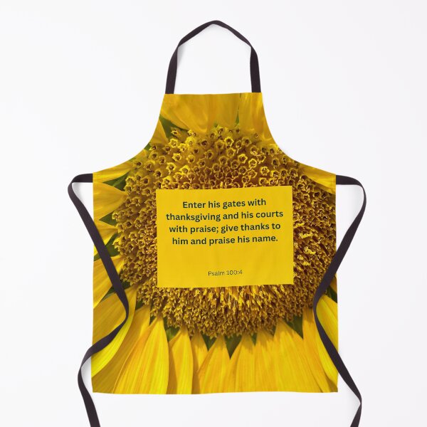 Item preview, Psalm 100 sunflower background  designed and sold by happytraveller1.