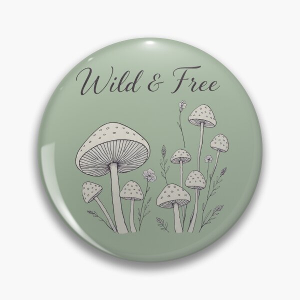 Item preview, Wild and Free Cottagecore Mushrooms designed and sold by ThunderRed.
