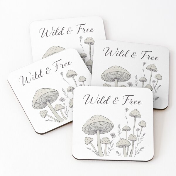 Item preview, Wild and Free Cottagecore Mushrooms designed and sold by ThunderRed.