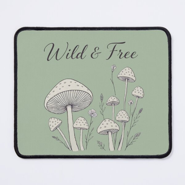 Item preview, Wild and Free Cottagecore Mushrooms designed and sold by ThunderRed.