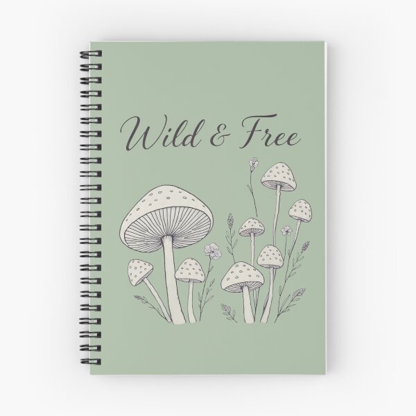 Item preview, Wild and Free Cottagecore Mushrooms designed and sold by ThunderRed.