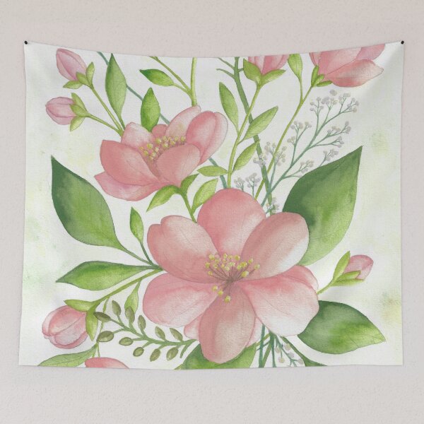 Item preview, Flowers in watercolor designed and sold by Sandra  Steinke.
