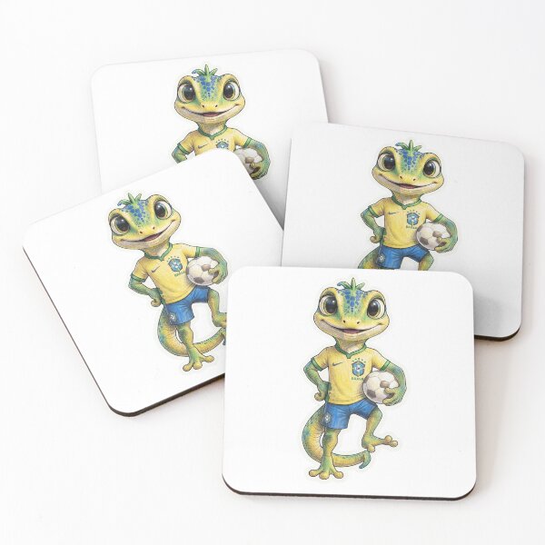 Item preview, Brazilian Soccer "Troirinha" Mascot Cute Illustration by Mimi Artes designed and sold by mimiartes.