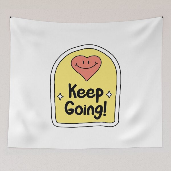 Item preview, Keep Going! Motivational Positive Encouragement Self Care Inspiration designed and sold by RetroMini2026.