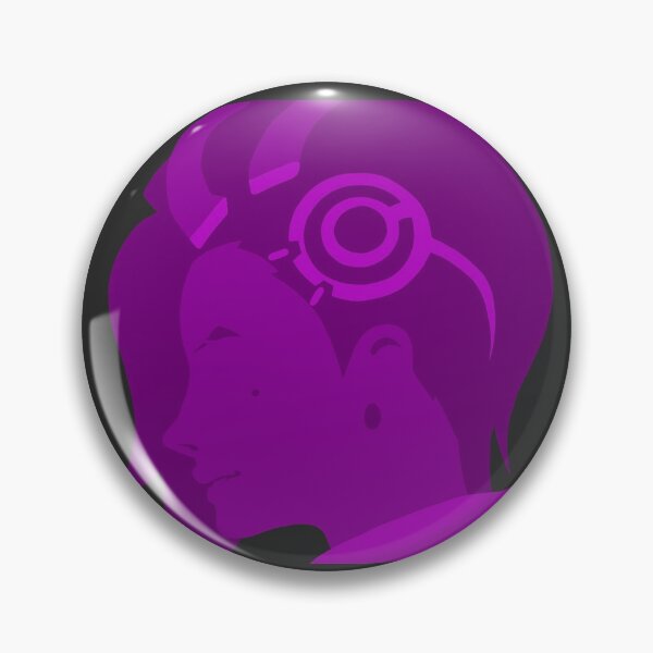 Item preview, Icono de silueta de héroe Sombra de Overwatch designed and sold by hallecakes.