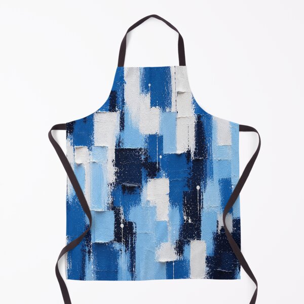 Item preview, Azure Energy Matter – Textured Abstract Impasto Art designed and sold by Ingorgia Studio.