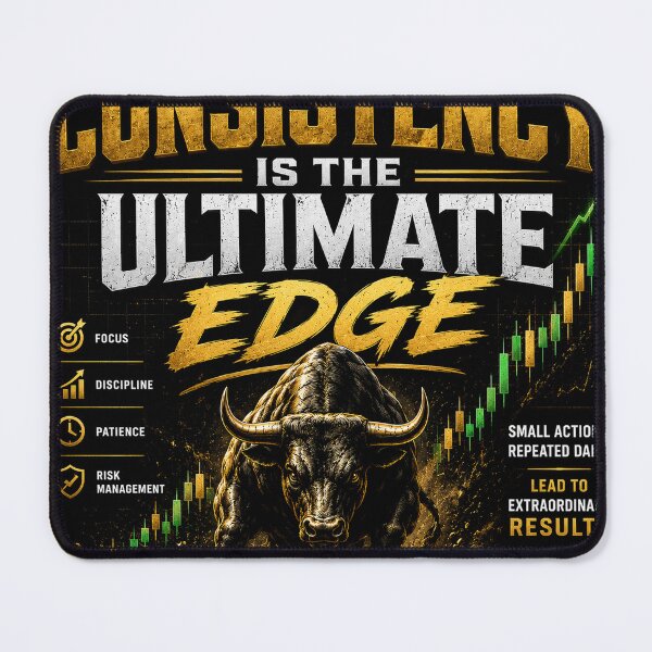 Item preview, Consistency Is the Ultimate Edge | Forex Trading Motivation T-Shirt designed and sold by PipForgeStudio .