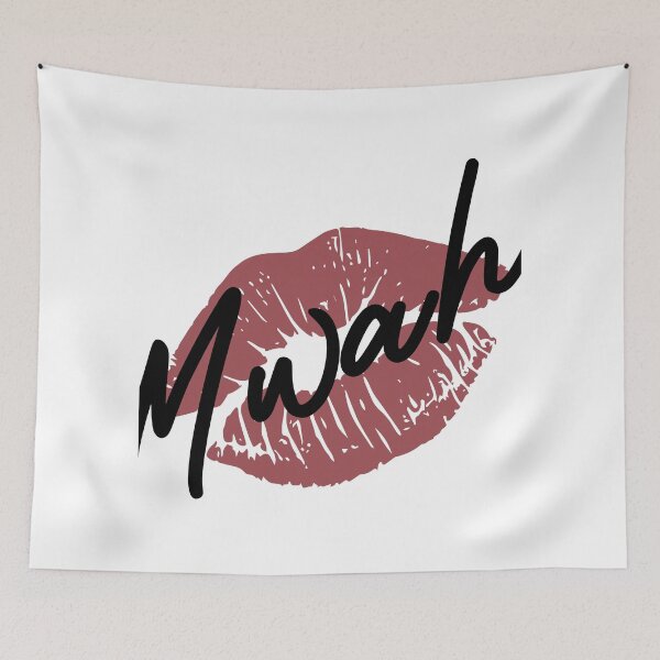Item preview, Mwah - Cherry Red Lips Aesthetic Pop Art designed and sold by designsoftinaa.