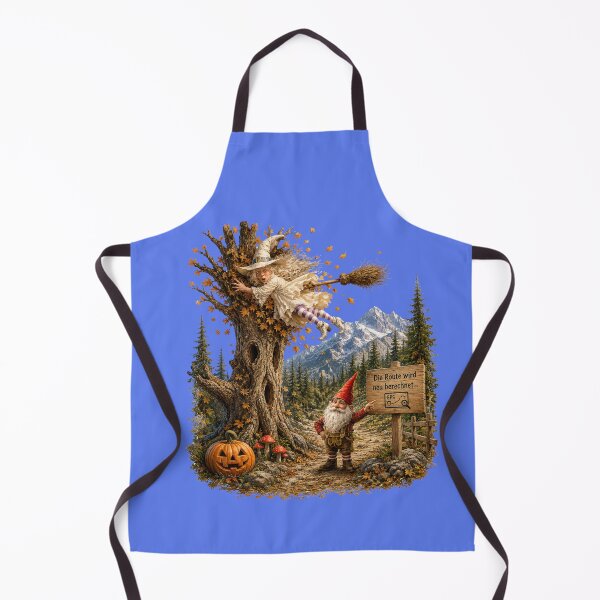 Item preview, Die Route wird neu berechnet... – Funny Halloween Witch & Alpine Gnome Design designed and sold by Alpine-Ink.