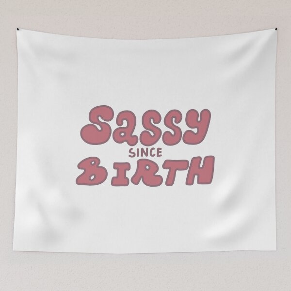 Item preview, Sassy Since Birth Attitude Statement Birthday Gift Girl Woman designed and sold by RetroMini2026.