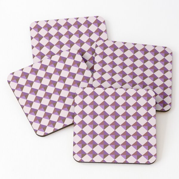 Item preview, Modern Geometric Diamond Pattern | Purple, Mauve & Brown Seamless Abstract Design designed and sold by StudiobyTara.