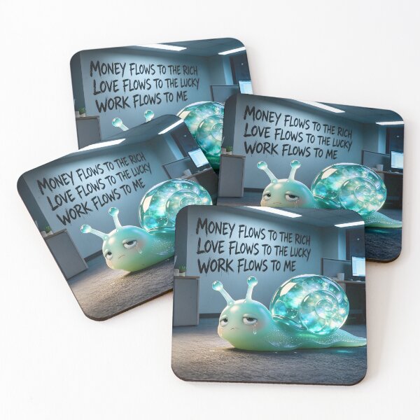 Item preview, The Corporate Snail - Money, Love, and Work Reality designed and sold by ABYSSLAB.