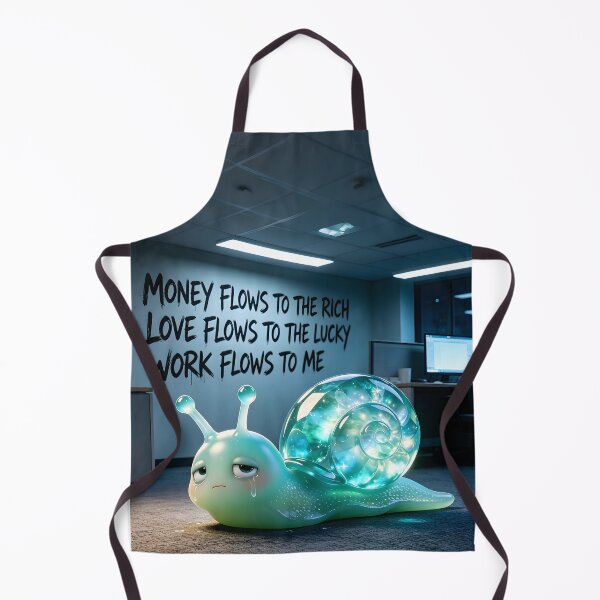 Item preview, The Corporate Snail - Money, Love, and Work Reality designed and sold by ABYSSLAB.