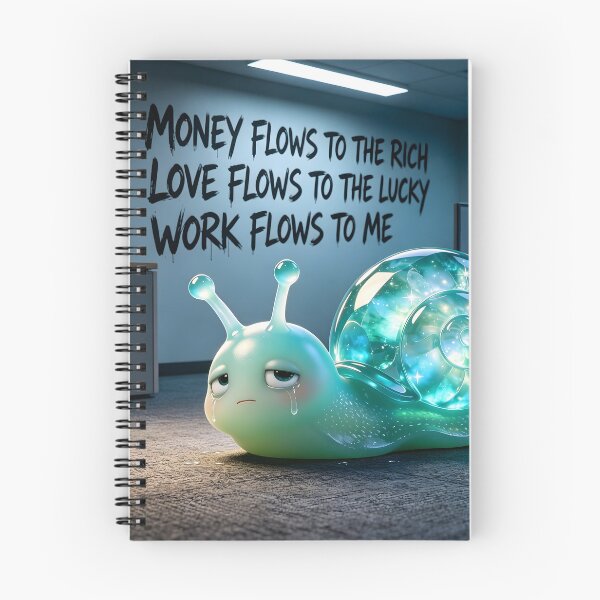 Item preview, The Corporate Snail - Money, Love, and Work Reality designed and sold by ABYSSLAB.