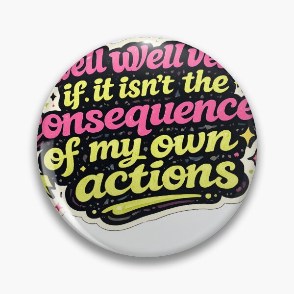 Item preview, Well Well Well Sarcastic Funny Vintage Badge Sticker designed and sold by RedRubyBubble.