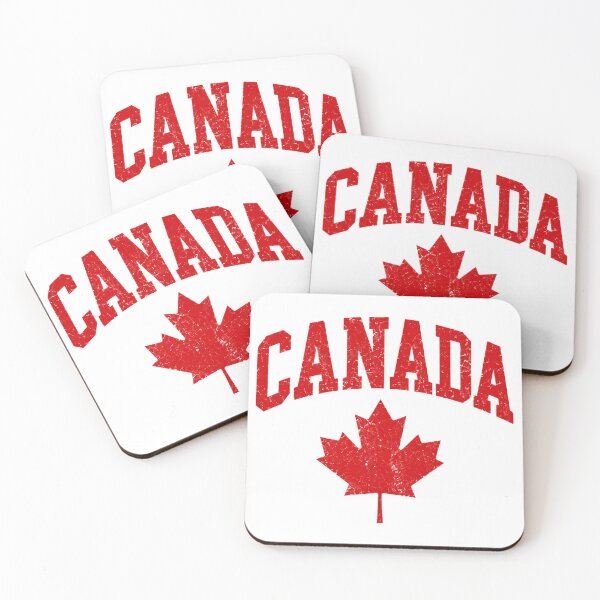 Item preview, Distressed Varsity Canada Maple Leaf Vintage Patriotic Tee designed and sold by UrbanPrintVibes.