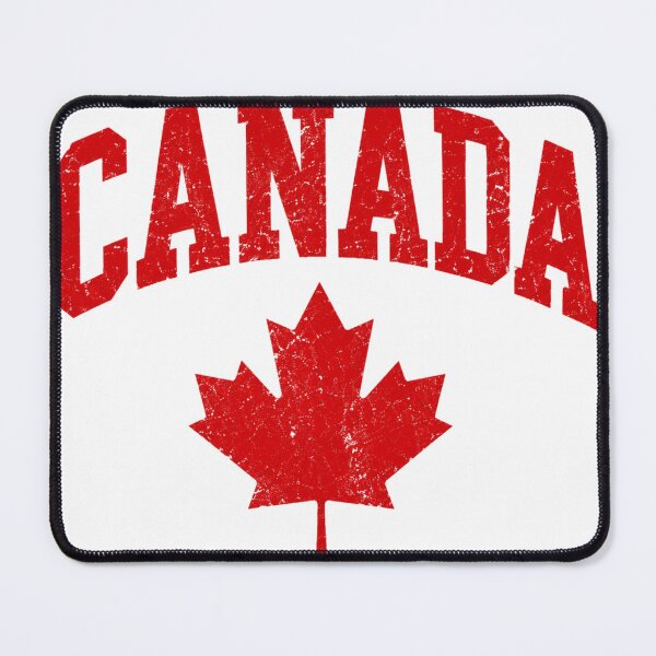 Item preview, Distressed Varsity Canada Maple Leaf Vintage Patriotic Tee designed and sold by UrbanPrintVibes.