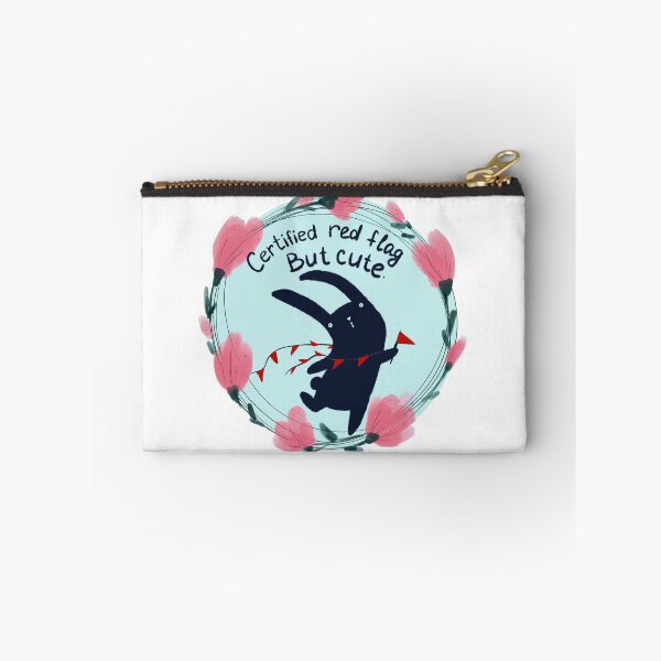Item preview, Certified Red Flag But Cute Sarcastic Bunny designed and sold by ArtbyLanaN.