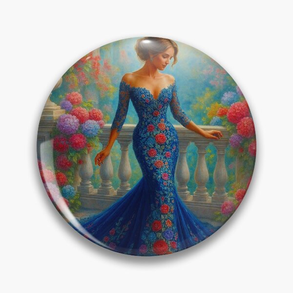 Item preview, Azure Elegance Among the Vases designed and sold by EdicrisR.
