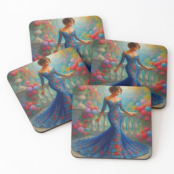 Item preview, Azure Elegance Among the Vases designed and sold by EdicrisR.