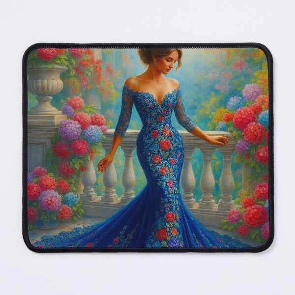 Item preview, Azure Elegance Among the Vases designed and sold by EdicrisR.