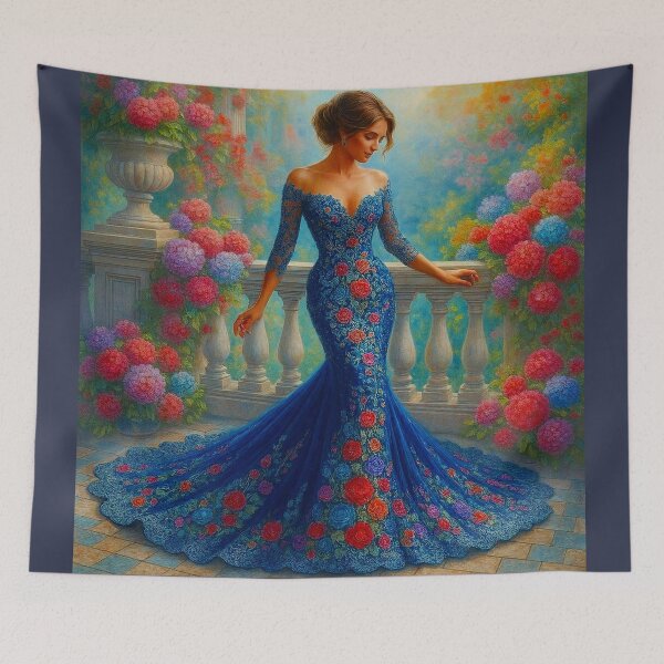 Item preview, Azure Elegance Among the Vases designed and sold by EdicrisR.
