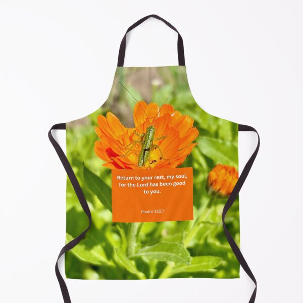 Item preview, Psalm 116 orange flower background designed and sold by happytraveller1.