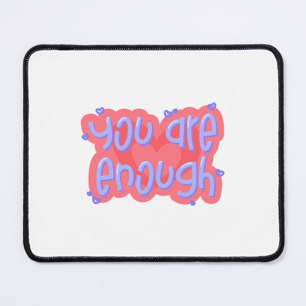 Item preview, You Are Enough Positive Affirmation Mental Health Self Love Women Teens designed and sold by RetroMini2026.