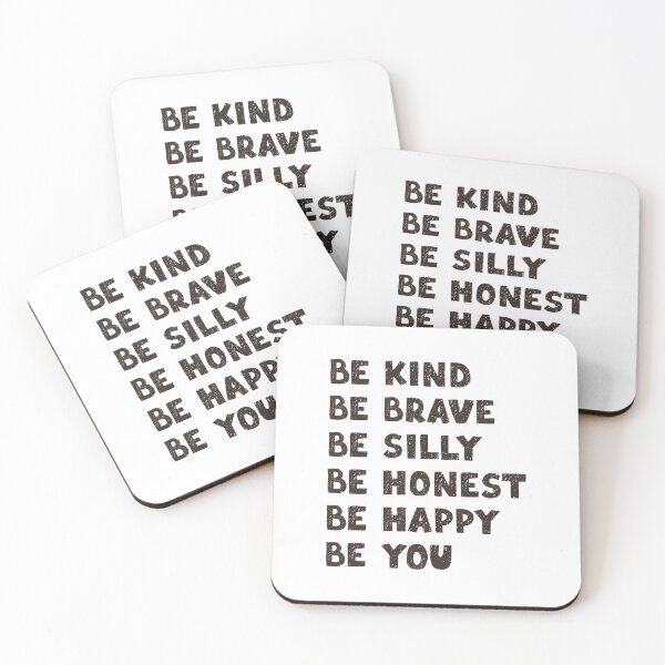 Item preview, Be Kind Be Brave Be Silly Be Honest Be Happy Be You Self Love Empowerment Positive Quote designed and sold by RetroMini2026.