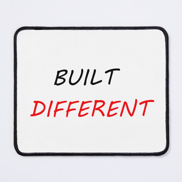 Item preview, Built Different Life Motivation Quote designed and sold by BigBoyFunky.