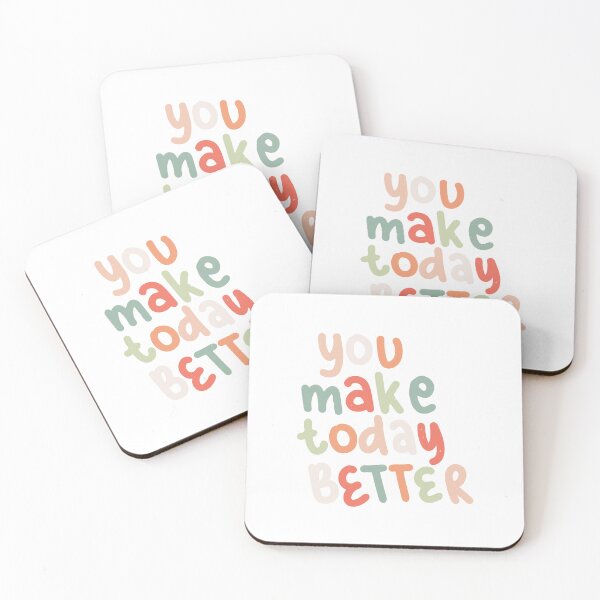 Item preview, You Make Today Better Positivity Motivational Appreciation Friend Gift Teacher designed and sold by RetroMini2026.
