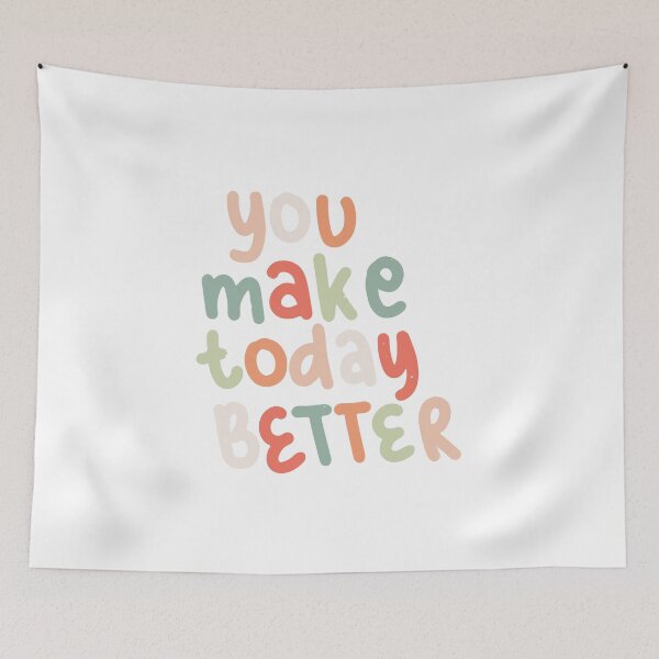 Item preview, You Make Today Better Positivity Motivational Appreciation Friend Gift Teacher designed and sold by RetroMini2026.