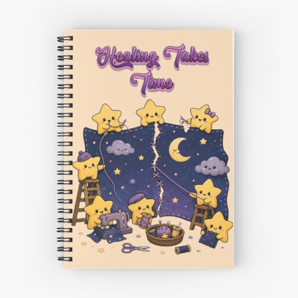 Item preview, Healing Takes Time Cute Stars Sewing Night Sky Art designed and sold by Miheerala.