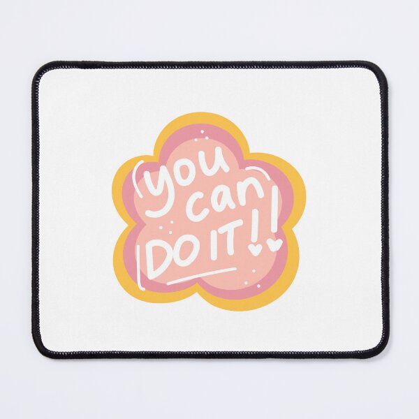 Item preview, You Can Do It!! Motivational Inspirational Quote Positive Affirmation Mindset designed and sold by RetroMini2026.