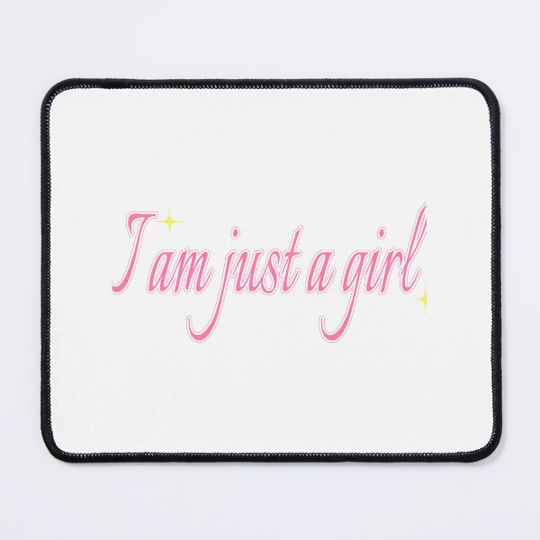 Item preview, I Am Just a Girl - Pink Aesthetic Typography Design designed and sold by designsoftinaa.