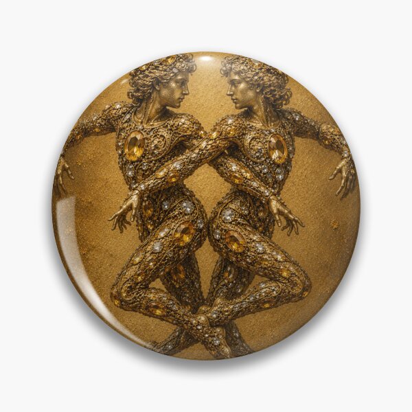 Item preview, Golden Gemini Zodiac  designed and sold by VelarisMoon.