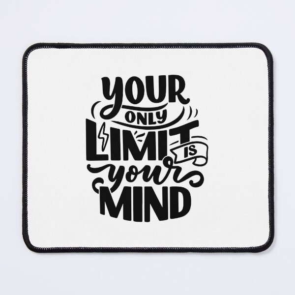 Item preview, Your Only Limit Is Your Mind Motivational Quote Self Improvement Mindset Inspiration designed and sold by RetroMini2026.