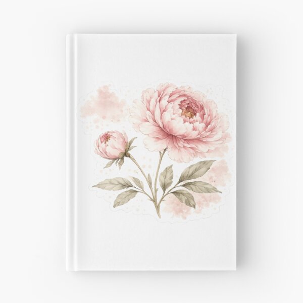 Item preview, Blush Pink Peony Watercolor Botanical Flower designed and sold by TheSlowShore.