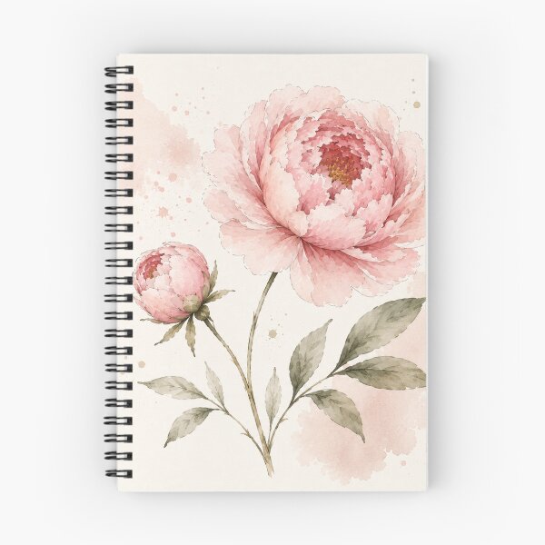 Item preview, Blush Pink Peony Watercolor Botanical Flower designed and sold by TheSlowShore.