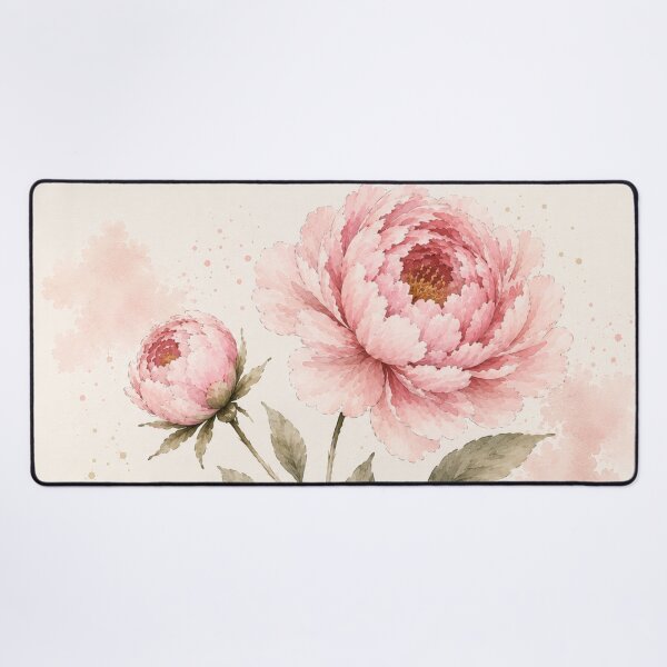 Item preview, Blush Pink Peony Watercolor Botanical Flower designed and sold by TheSlowShore.