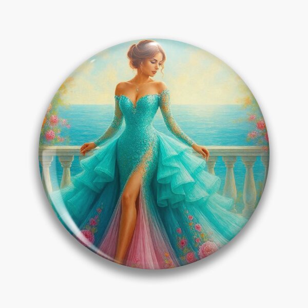 Item preview, Turquoise Elegance in Coastal Light designed and sold by EdicrisR.