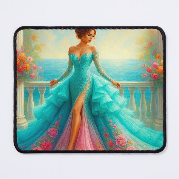 Item preview, Turquoise Elegance in Coastal Light designed and sold by EdicrisR.